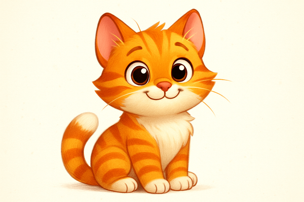 Cartoon cat